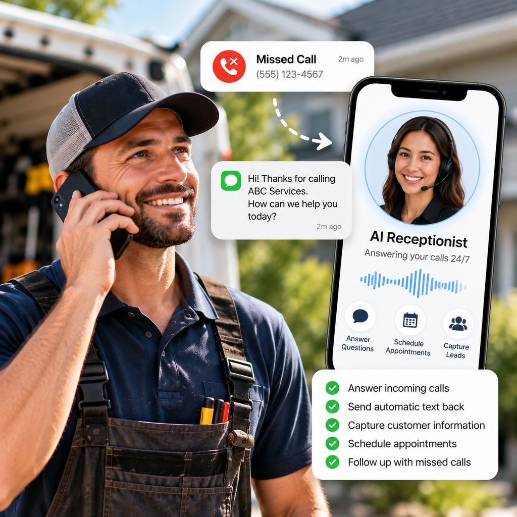 AI Receptionist for Service Pros